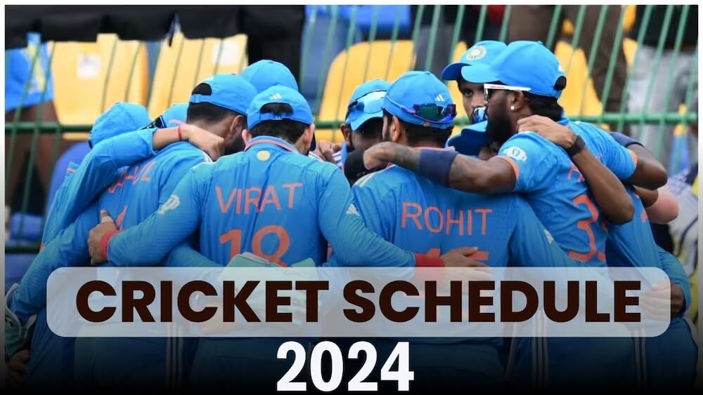 India Cricket Team 2024 Upcoming Schedule for T20Is, ODIs & Tests Matches