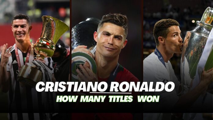 How many titles did Cristiano Ronaldo win?